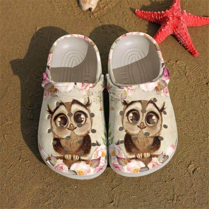 Owl Crocs Classic Clogs Shoes