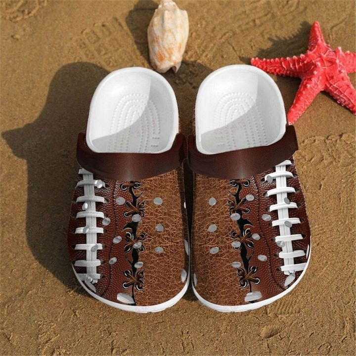 Football Crocs Classic Clogs Shoes