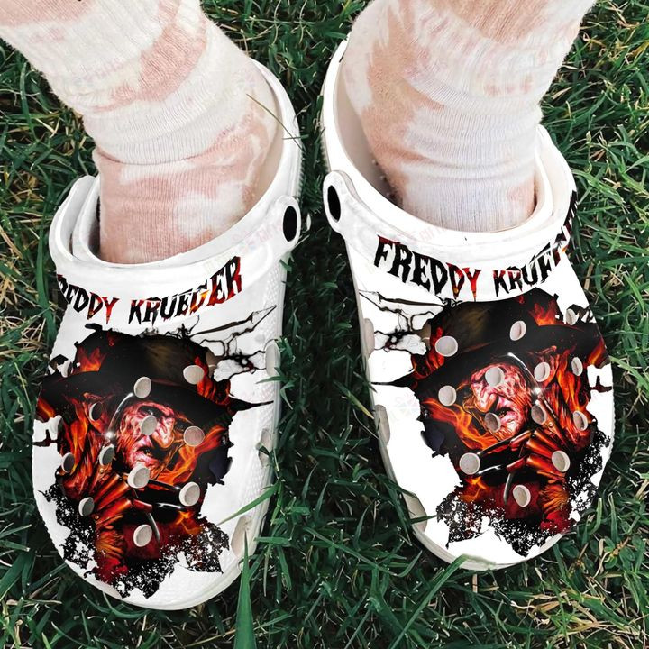 Freddy Krueger Halloween Crocs Classic Clogs Shoes