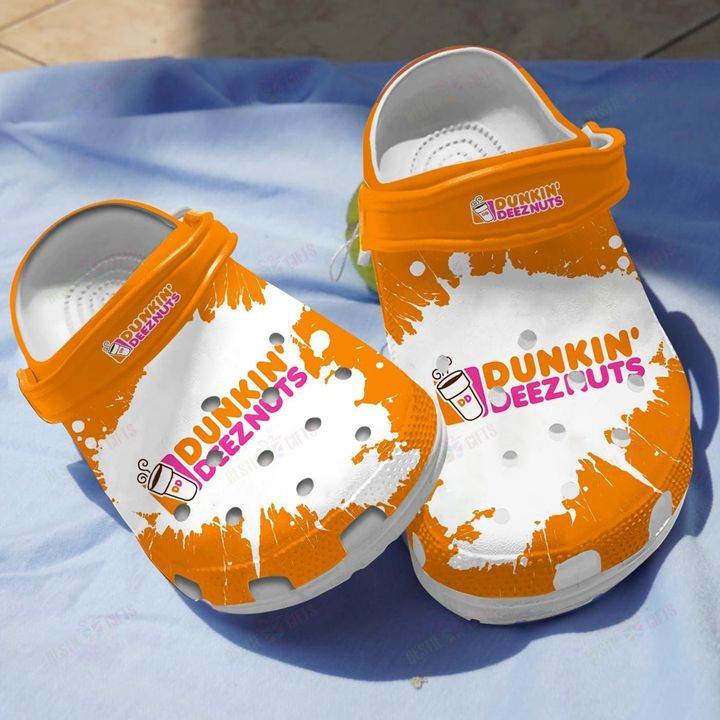 Dunkin Deez Nuts Crocs Classic Clogs Shoes PANCR0252