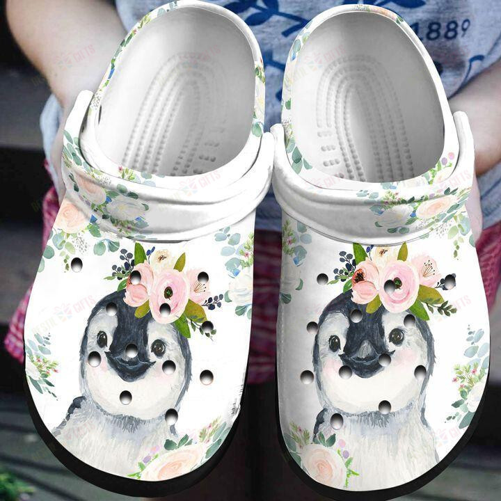 Penguin Crocs Classic Clogs Shoes