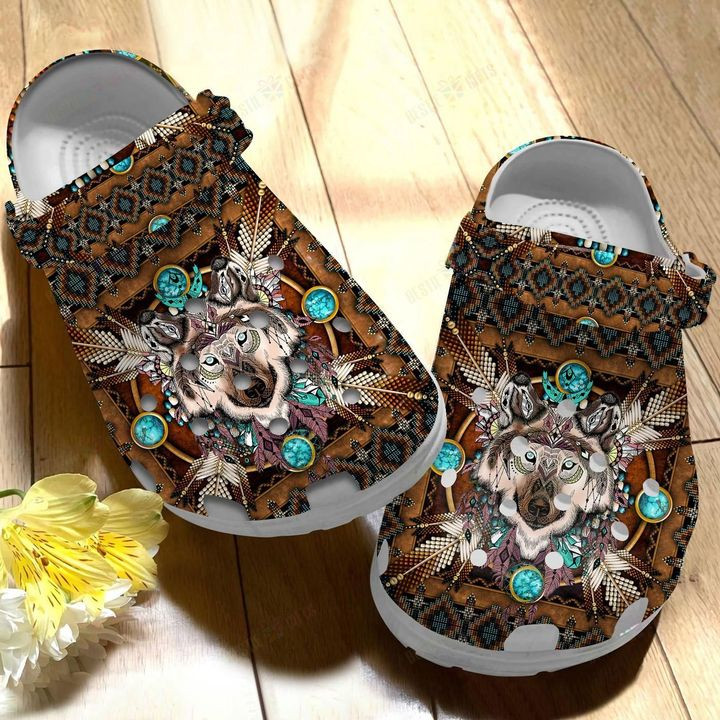 Native American Crocs Classic Clogs Shoes