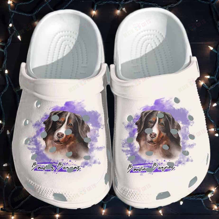 Bouvier Bernois Dog Cute Crocs Classic Clogs Shoes