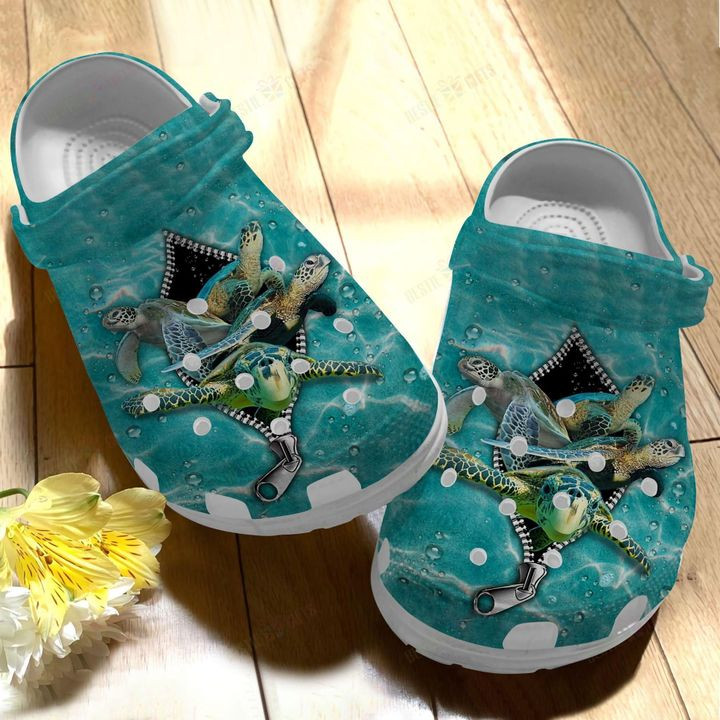 Sea Turtle Keep Swimming Crocs Classic Clogs Shoes