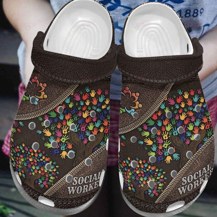 Social Worker Gift Crocs Classic Clogs Shoes