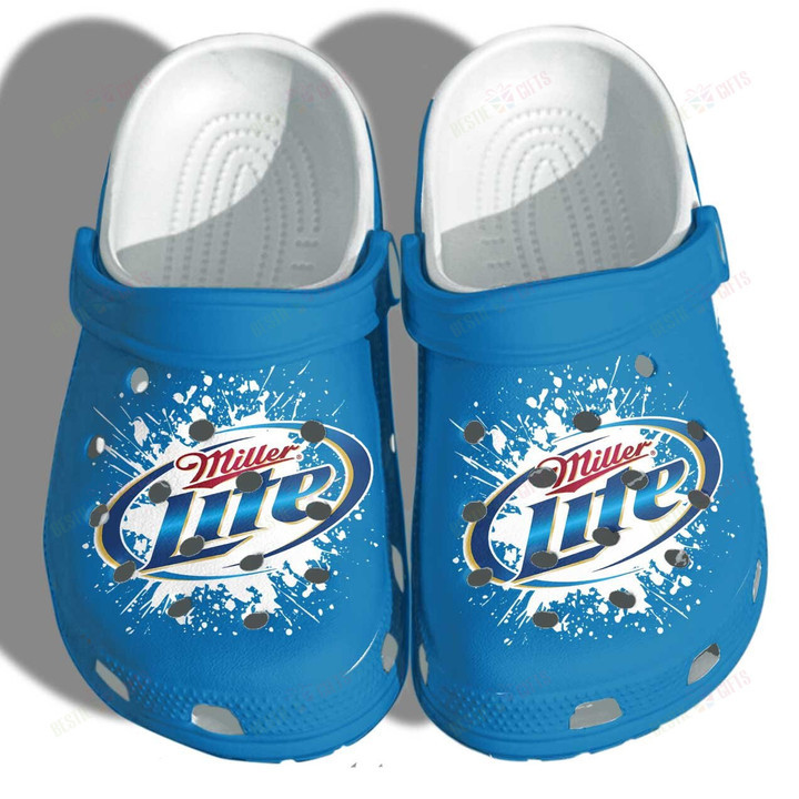 Miller Lite Funny Crocs Classic Clogs Shoes