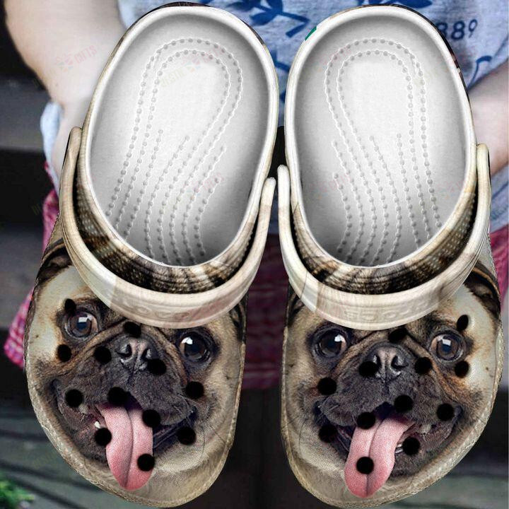 Pug Crocs Classic Clogs Shoes