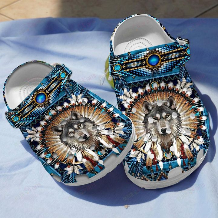 Native American Crocs Classic Clogs Shoes