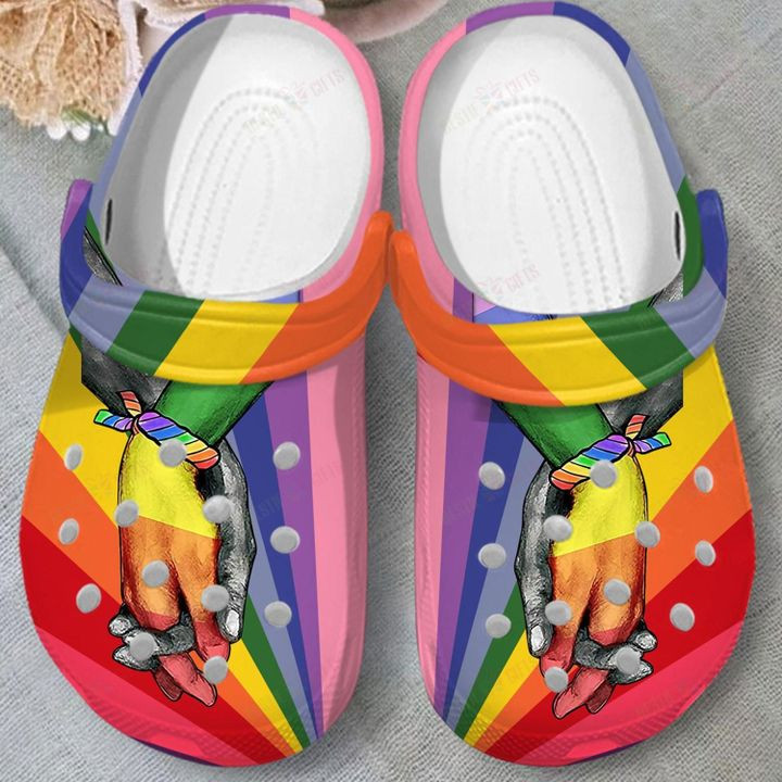 Classic Rainbow Crocs Classic Clogs Shoes PANCR0328