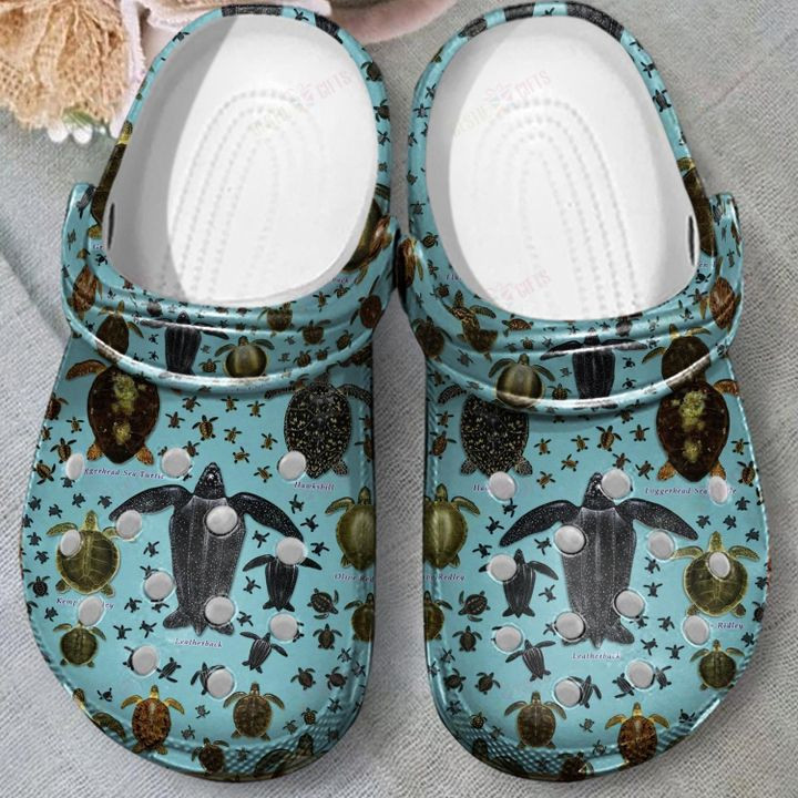 Sea Turtles Of The World Crocs Classic Clogs Shoes