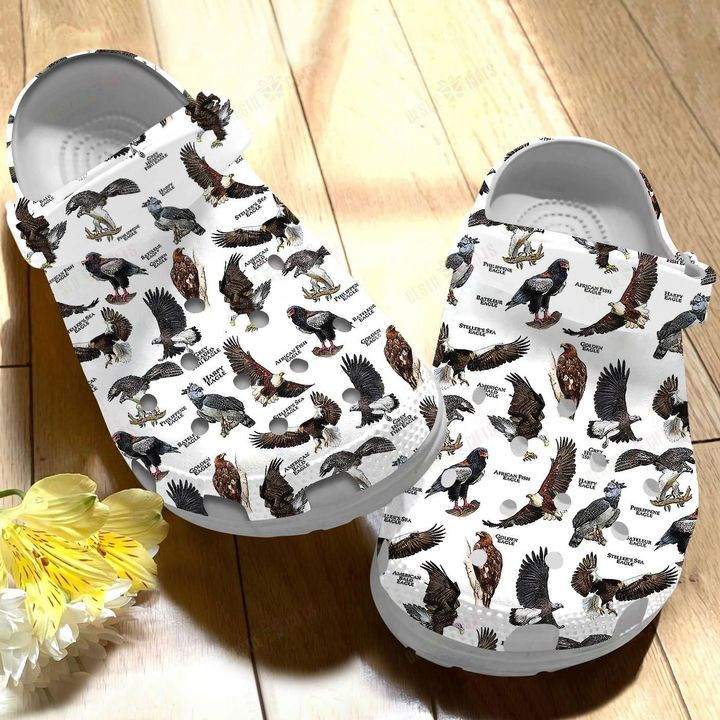 Eagles Of The World Crocs Classic Clogs Shoes