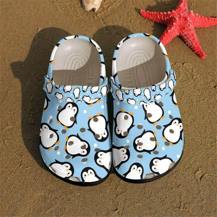 Penguin Crocs Classic Clogs Shoes