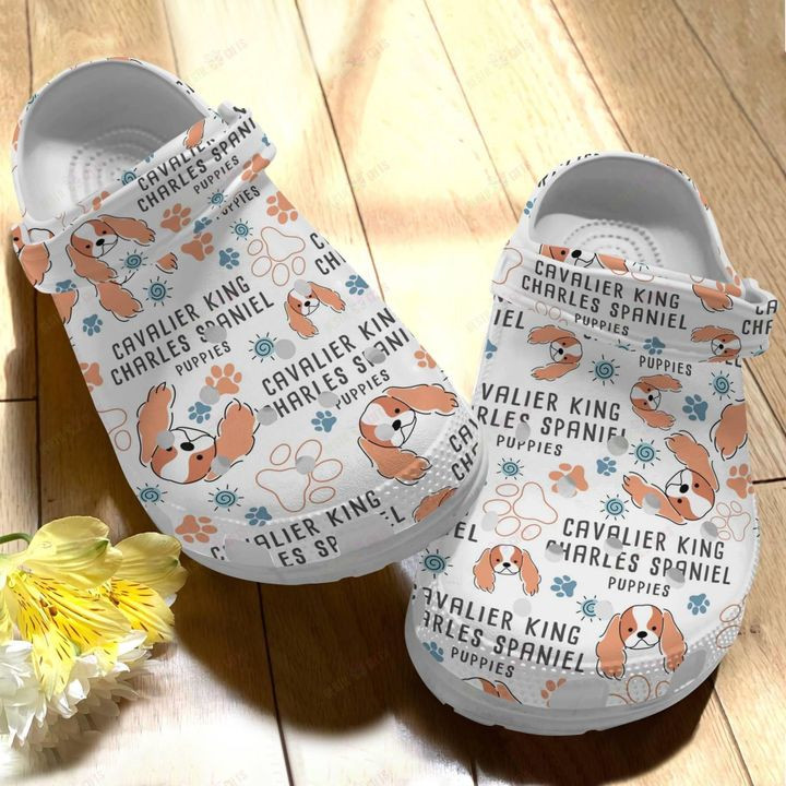 Dog Cavalier King Charles Spaniel V2 Crocs Classic Clogs Shoes