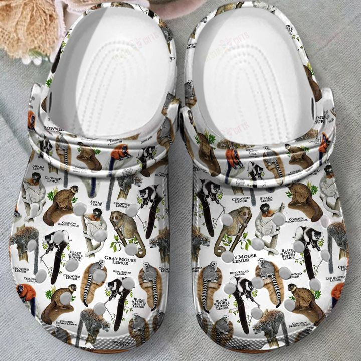 Lemurs Of Madagascar Crocs Classic Clogs Shoes PANCR0548