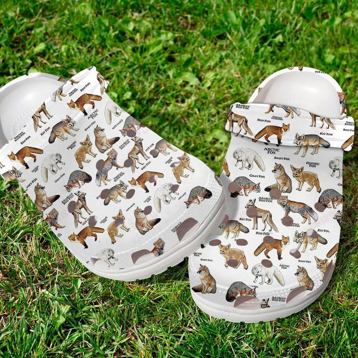 Foxes Of The World Crocs Classic Clogs Shoes