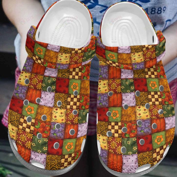 Quilting Love Quilting P2 Crocs Classic Clogs Shoes