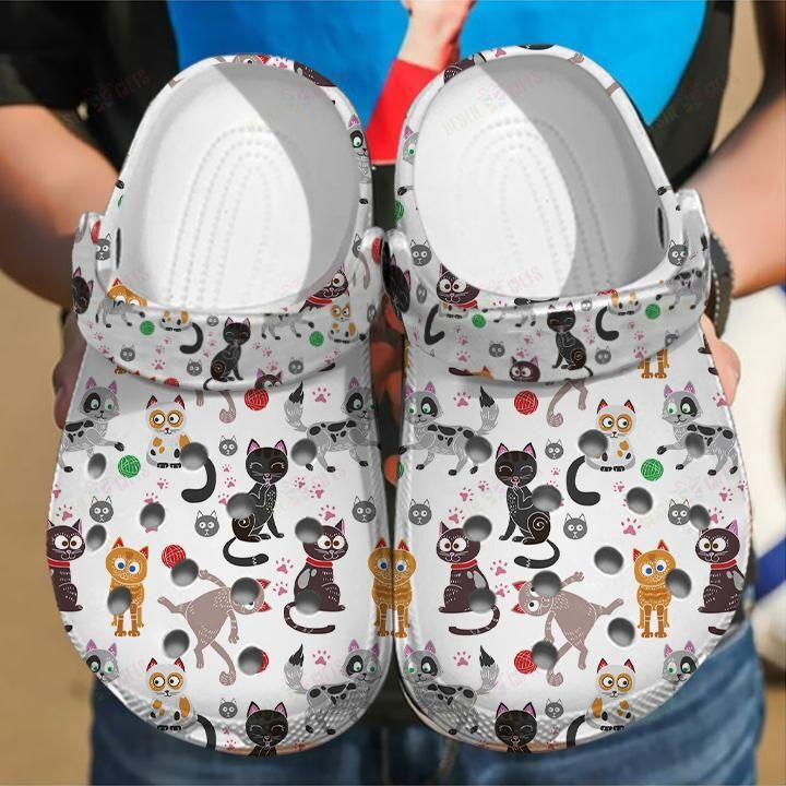 Funny Cats Crocs Classic Clogs Shoes