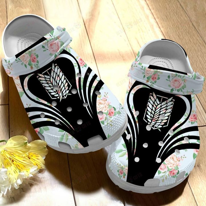 Floral Scouting Legion Crocs Classic Clogs Shoes