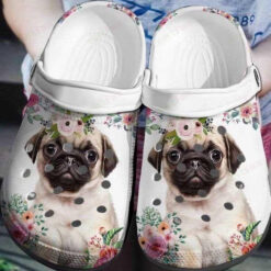 Pug Crocs Classic Clogs Shoes