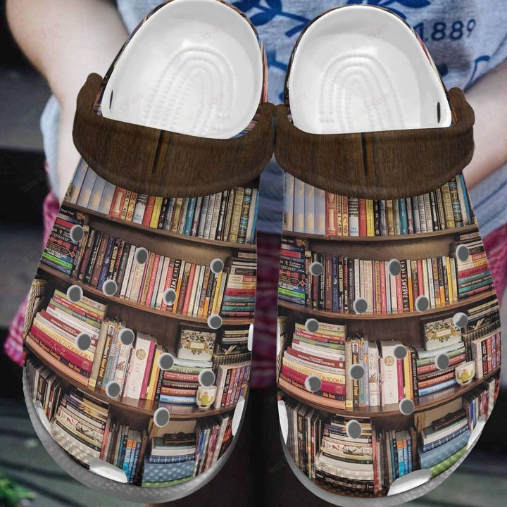 Reading Crocband Clog Bookshelf Crocs Classic Clogs Shoes