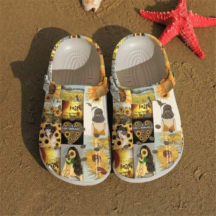 Sunflower Crocs Classic Clogs Shoes