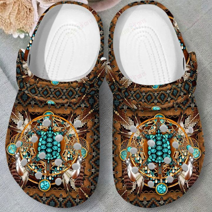 Native American Crocs Classic Clogs Shoes