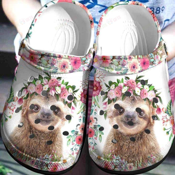 Sloth Crocs Classic Clogs Shoes