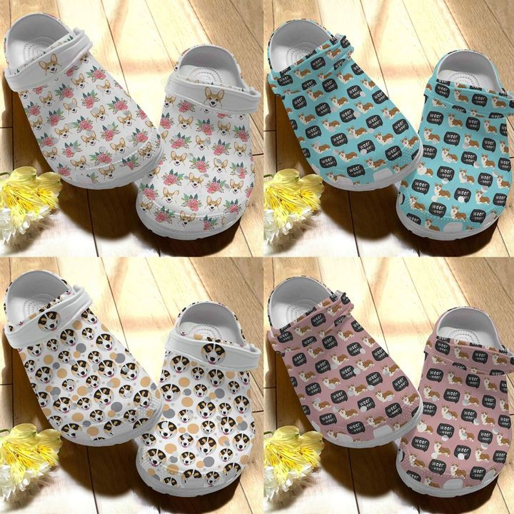 Corgi Cute Corgi Pattern Crocs Classic Clogs Shoes