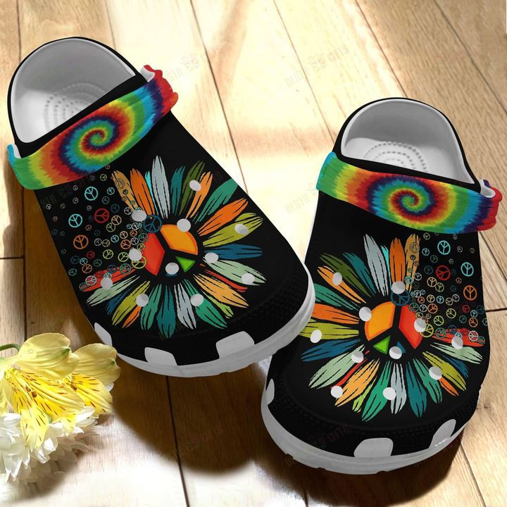 Hippie Soul Crocs Classic Clogs Shoes