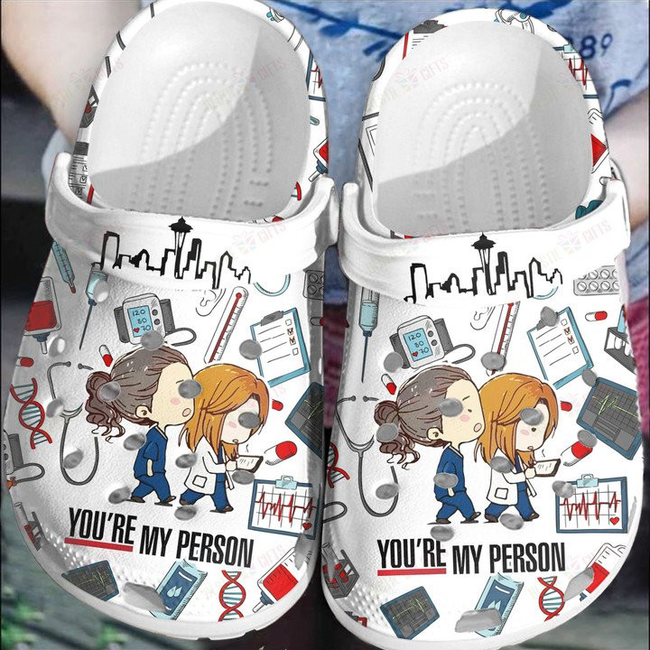 Youre My Person Greys Anatomy Crocs Classic Clogs Shoes