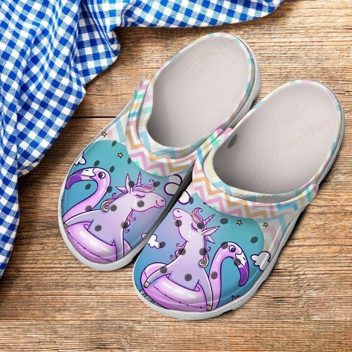 Unicorn Crocs Classic Clogs Shoes