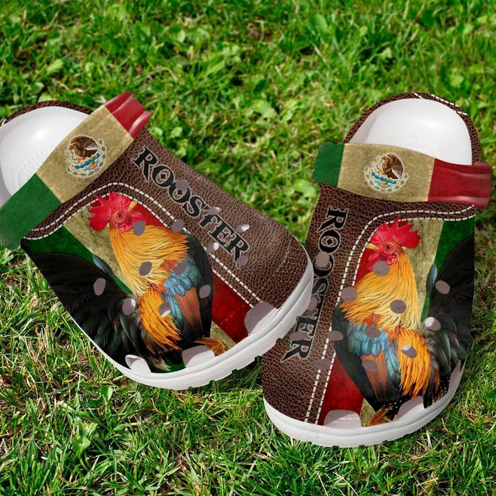 Mexican Rooster Crocs Classic Clogs Shoes