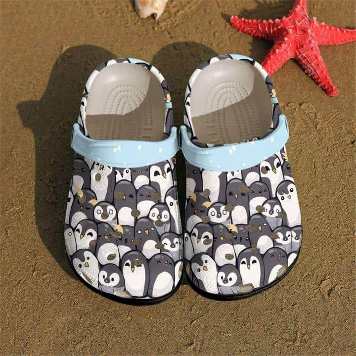 Penguin Crocs Classic Clogs Shoes