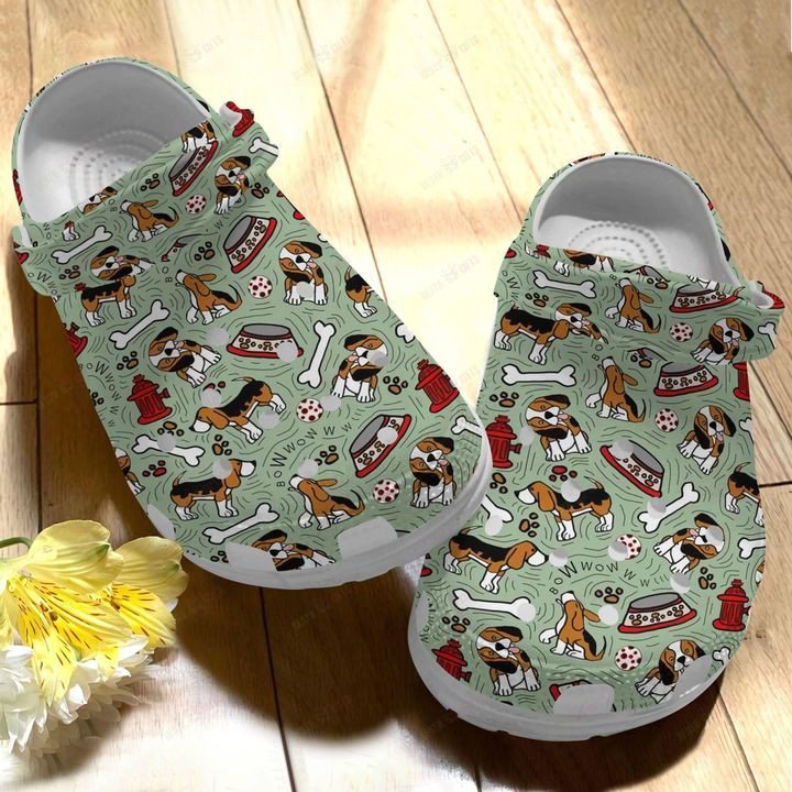 Basset Hound Basset Hound Cute Crocs Classic Clogs Shoes