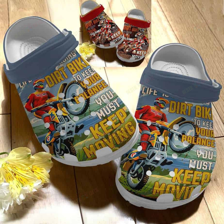 Motorcross Crocs Classic Clogs Shoes