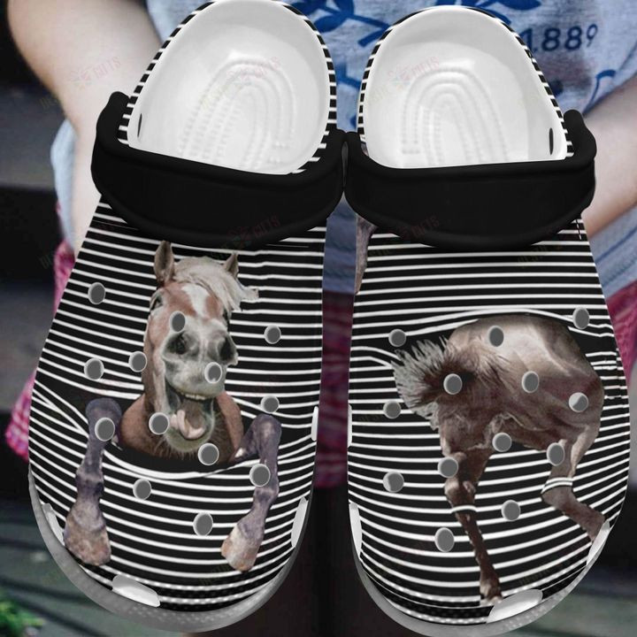 Horse Funny Horse Crocs Classic Clogs Shoes