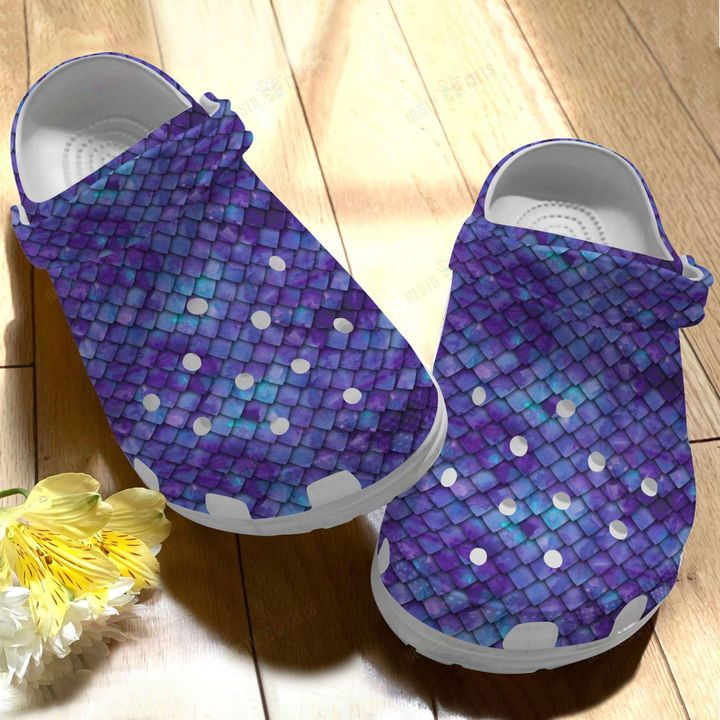 Dragon Scale Crocs Classic Clogs Shoes