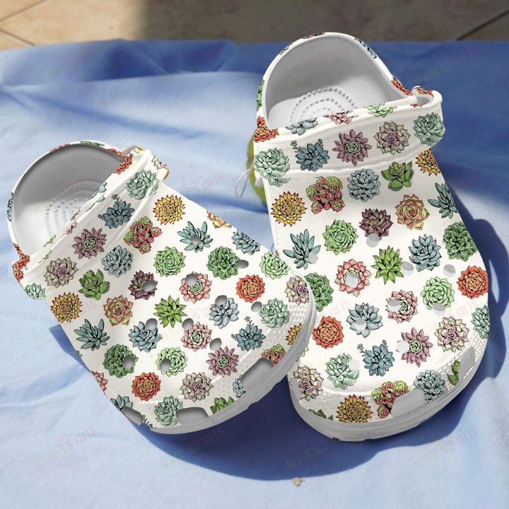 Succulent Plant Crocs Classic Clogs Shoes