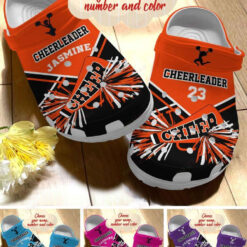 Cheerleader Personalized Colorful Crocs Classic Clogs Shoes