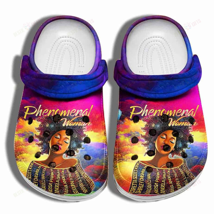 Phenomenal Black Woman Crocs Classic Clogs Shoes