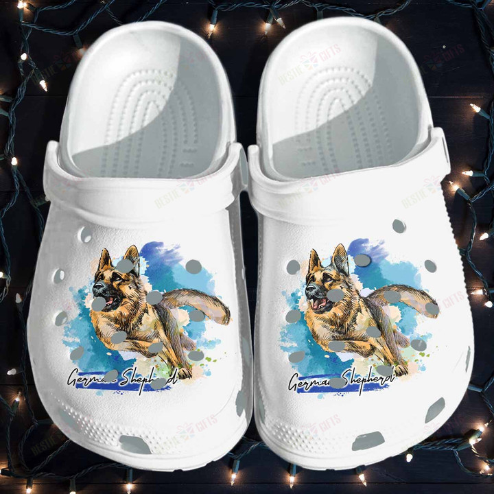 German Shepherd Dog Crocs Classic Clogs Shoes