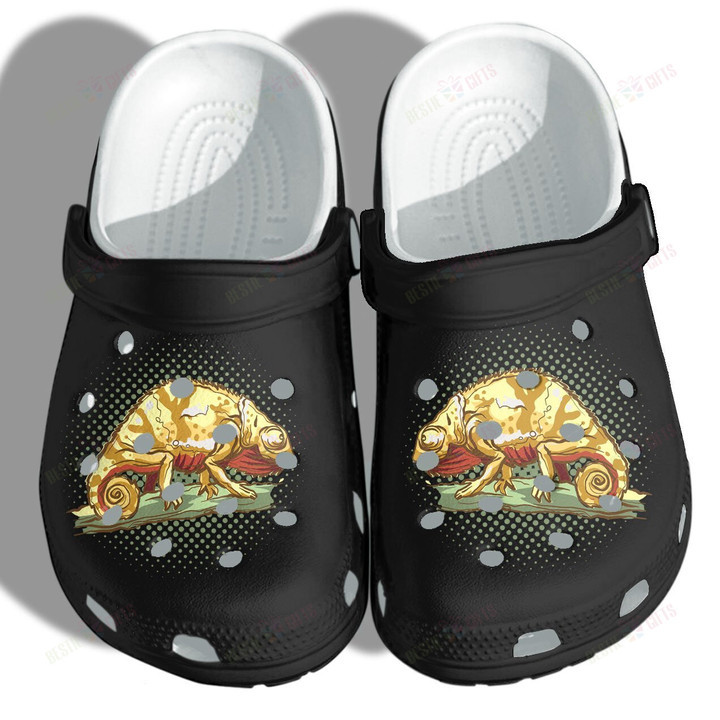 Chameleon Dragon Funny Crocs Classic Clogs Shoes