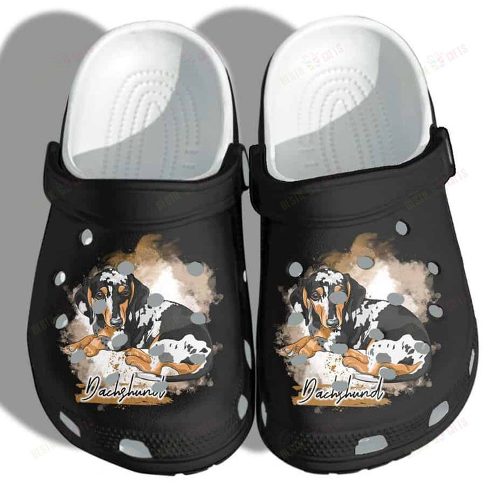 Dachshund Dog Dad Crocs Classic Clogs Shoes