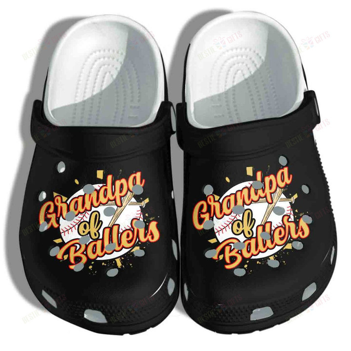 Grandpa Of Ballers Crocs Classic Clogs Shoes