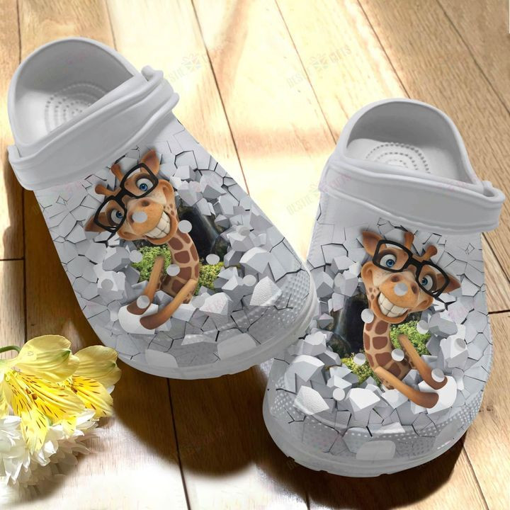 Giraffe Funny Giraffe Crocs Classic Clogs Shoes