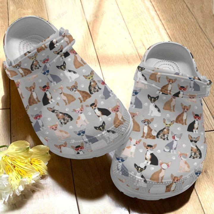 Chihuahua Friends Crocs Classic Clogs Shoes