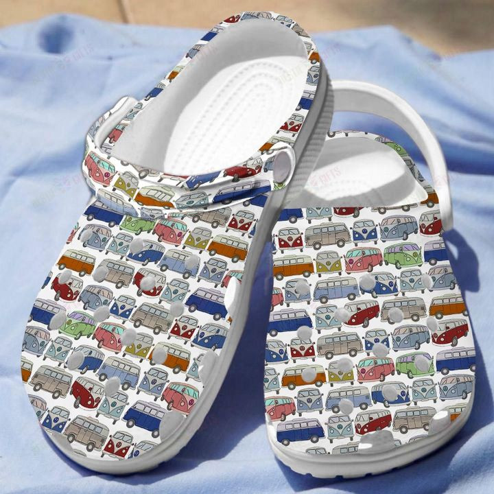 Vw Campervan Crocs Classic Clogs Shoes