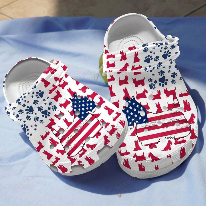 American Flag Crocs Classic Clogs Shoes