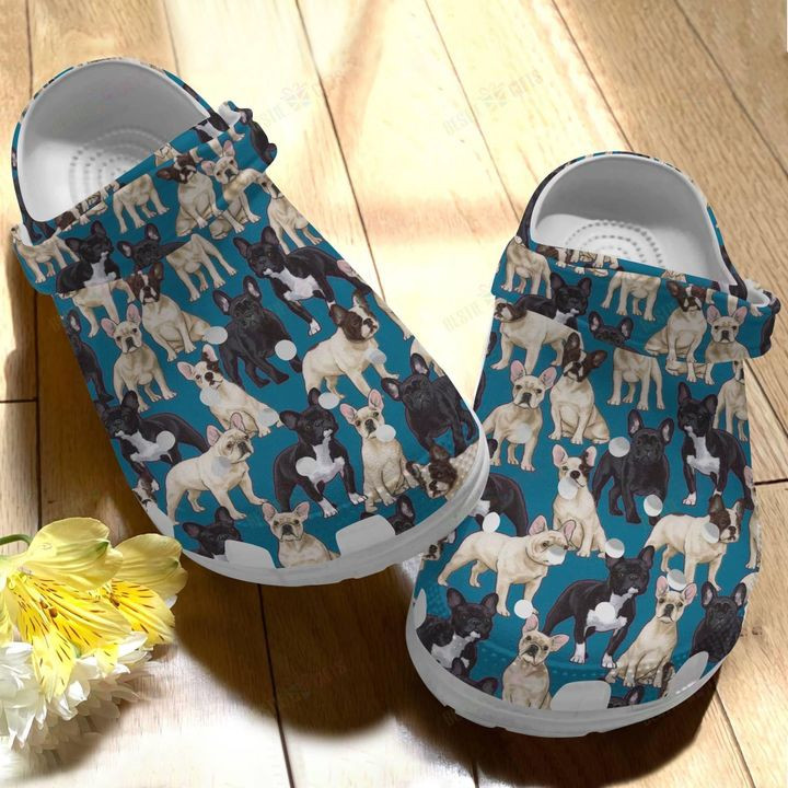 Bulldog Amazing Bulldogs Crocs Classic Clogs Shoes