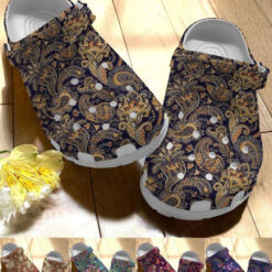 Boho Pattern 5 Colors Crocs Classic Clogs Shoes